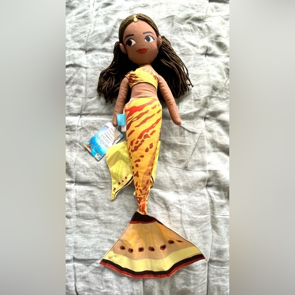 Disney The Little Mermaid Live Action Movie INDIRA 21" Pillow Buddy Plush 2023